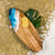 Lynn & Liana  Resin-Accented Surfboard Shaped Charcuterie Boards-shopbody.com