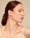 UNOde50 18K Gold Dangling Heart Earrings-shopbody.com