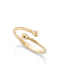 UNOde50 18K Gold Plated Bracelet with Inner Spring-shopbody.com
