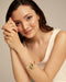 UNOde50 18K Gold Plated Butterfly Bracelet-shopbody.com