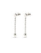 UNOde50 Sterling Silver Dangling Heart Earrings-shopbody.com