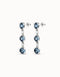 UNOde50 Sterling Silver Drop Earrings with Crystals-shopbody.com