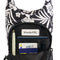 Tropical Leaves Black & White Print HydroBag® with Black Strap-shopbody.com