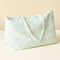 the darling effect Aqua Palm Terry Tote-shopbody.com