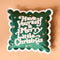 The Darling Effect Merry Little Christmas Scalloped Square Throw Pillow-shopbody.com
