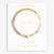 A Littles & Co Happy Little Moments 'Blessed" Bracelet In Gold-Tone Plating