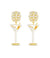 Amanda Blu Gold CZ Martini Pop Earrings-shopbody.com