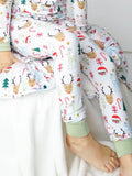 Emerson and Friends Santa and Friends Bamboo Toddler Pajama Set-shopbody.com