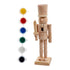 Kurt Adler 7“ Plain Nutcracker With Paint (Red, Green, Yellow & White)-shopbody.com