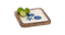 Ganz Square Blue Shell Serving Trays-shopbody.com