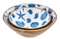 Ganz Blue Shell Serving Bowls-shopbody.com