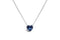 Stia Girl - Bezel Heart Birthstone Necklace-Dec/Zircon-Shopbody.com