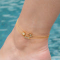 Dune Jewelry Delicate Dune Wave Anklet - Body & Soul Boutique