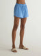 Bella Dahl Dolphin Short with Tie - Riviera Blue-shopbody.com