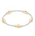 Enewton purpose gold 6mm bead bracelet - mixed metal-shopbody.com