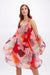 Frank Lyman Abstract Print Chiffon Dress-shopbody.com