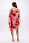 Frank Lyman Abstract Print Chiffon Dress-shopbody.com