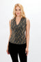 Frank Lyman Shimmer Wave Motif Top-shopbody.com