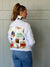 Stacy Bradley Design The White Denim Jacket / White Eclectic-shopbody.com