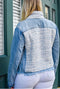 Stacy Bradley Design The Light Denim Jacket / Tweed Blue-shopbody.com