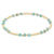 Enewton Gemstone Gold Joy Pattern 3mm Bead Bracelet - Amazonite-shopbody.com