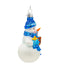 Kurt Adler Noble Gems™ Glass Hanukkah Snowman Ornament-shopbody.com