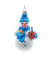 Kurt Adler Noble Gems™ Glass Hanukkah Snowman Ornament-shopbody.com