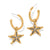 Brighton Twilight Waters Starfish Hoop Earrings-shopbody.com