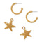 Brighton Twilight Waters Starfish Hoop Earrings-shopbody.com