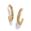 Brighton Meridian Geo Open Hoop Earrings