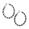 Brighton Interlok Twist Oval Leverback Hoop Earrings-shopbody.com