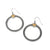 Brighton Pretty Tough Bold Heart Two Tone French Wire Earrings-shopbody.com