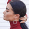 Brighton Pretty Tough Bold Heart Two Tone French Wire Earrings-shopbody.com