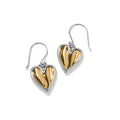 Brighton Cascade Heart Reversible French Wire Earrings-shopbody.com