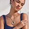 Brighton Pretty Tough Stud Large Circle Necklace-shopbody.com