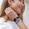 Brighton Sutton Braided Leather Watch Band - Black-shopbody.com