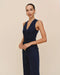 Bella Dahl Seamed Zip Vest - Midnight Arctic Wash-shopbody.com