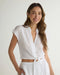 Bella Dahl Short Sleeve Tie Front Topshopbody.com