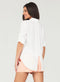 Bella Dahl Split Back Top - White-shopbody.com