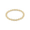 Enewton extends - classic grateful pattern bead bracelet - gold - 5mm-shopbody.com