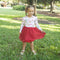 Emerson and Friends Sugar Plum Bamboo Tulle Dress - Red-shopbody.com