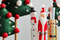 Mud Pie Santa Xmas Taper Candle-shopbody.com