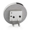 Addison Ross White & Silver Silent Alarm Clock-shopbody.com