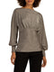 Trina Turk Eros Shimmer Shirred Blouse-shopbody.com