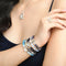 Dune Heart Beaded Bracelet - Weathered Agate-shopbody.com