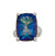 Charles Albert Silver Mystic Quartz Prong Set Adjustable Ring-shopbody.com