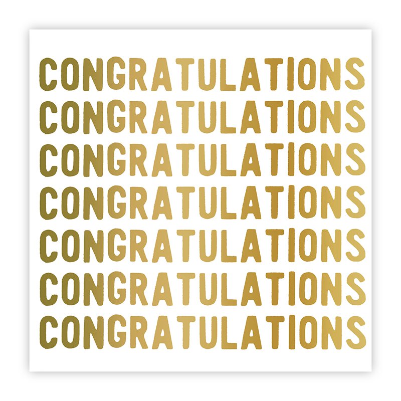 Beverage Napkins | Congratulations - Thumbnail 3