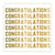 Slant Collections Congratulations Napkin - Body & Soul Boutique