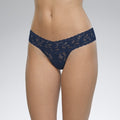 Hanky Panky Signature Lace Low Rise Thong in Navy - Body & Soul Boutique