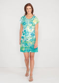 Whimsy Rose Sand Dollar 3/4 Sleeve Dress-shopbody.com